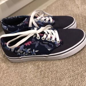 Vans floral lace-up sneakers